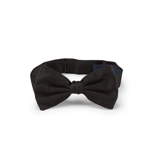 Polo Ralph Lauren Pre-tied Silk Bow Tie Black Satin