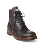 Ralph Lauren Enville Leather Boot Dark Brown