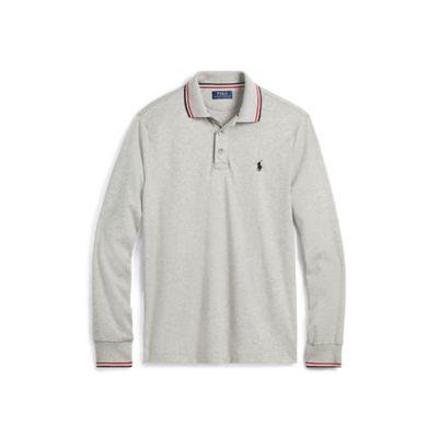 Ralph Lauren Custom Slim Fit Polo Shirt Andover Heather