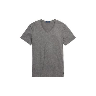 Ralph Lauren Custom Slim Fit Jersey T-shirt Foster Grey Heather