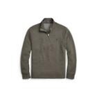 Ralph Lauren Cotton-blend Half-zip Pullover Partridge Hthr/grey Hth