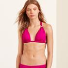 Ralph Lauren Lauren Ruched Halter Bikini Top Pink