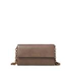 Ralph Lauren Nappa Leather Chain Wallet Taupe