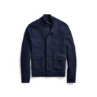 Ralph Lauren Wool-blend Skeet Cardigan Medieval Blue Heather