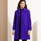 Ralph Lauren Lauren Woman Merino Wool Jacket Purple