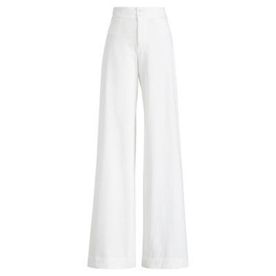 Ralph Lauren Gabrielle Wide-leg Pant White