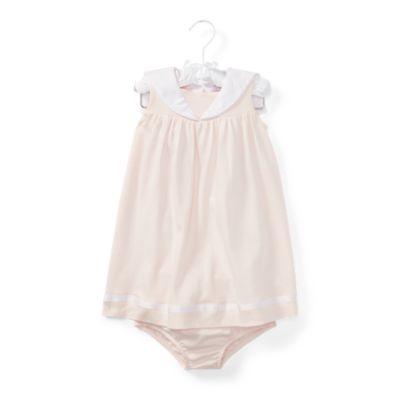 Ralph Lauren Cotton Sailor Dress & Bloomer Delicate Pink 6m