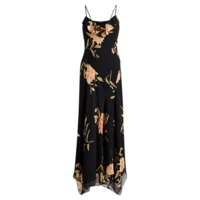 Ralph Lauren Floral Silk Maxidress Dusky Blush Floral