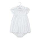 Ralph Lauren Ruffled Polo Dress & Bloomer White 18m