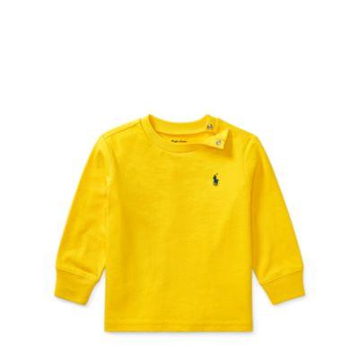 Ralph Lauren Cotton Jersey Crewneck T-shirt Mountain Gold 6m