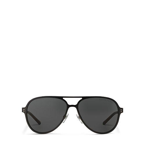 Ralph Lauren Aluminum Driving Sunglasses Dark Gunmetal