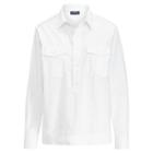 Polo Ralph Lauren Cotton Twill Dolman Shirt White