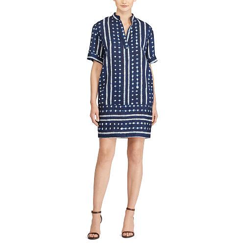 Ralph Lauren Lauren Linen-blend Shift Dress