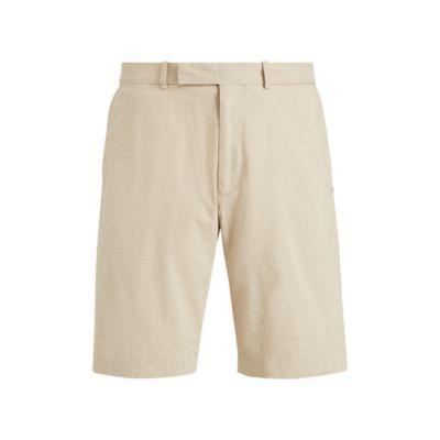 Ralph Lauren Classic Fit Seersucker Short Tonal Classic Khaki