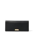Ralph Lauren Slim Leather Wallet Black/crimson