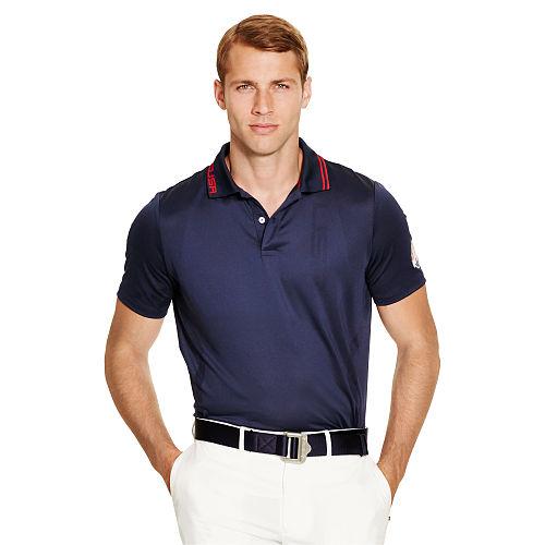 Ralph Lauren Rlx Golf Us Ryder Cup Active-fit Polo French Navy