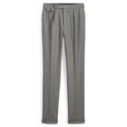 Ralph Lauren Pleated Wool Flannel Trouser Medium Grey
