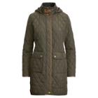 Ralph Lauren Hooded Down Jacket Dark Moss