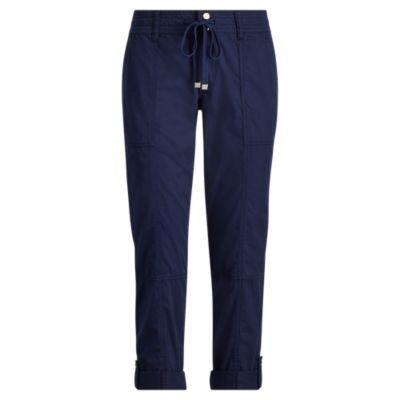 Ralph Lauren Drawstring Chino Cargo Pant Navy