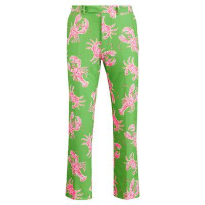 Ralph Lauren Classic Fit Stretch Pant Preppy Lobster & Crab