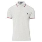 Polo Ralph Lauren Custom Fit Cotton Mesh Polo Spring Heather