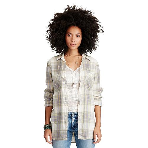 Ralph Lauren Denim & Supply Linen-cotton Utility Shirt Halloway Plaid