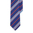 Ralph Lauren Striped Silk-blend Mogador Tie Navy