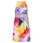 Ralph Lauren Lauren Petite Floral-print Crepe Dress Multi
