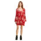 Ralph Lauren Denim & Supply Floral-print Bell-sleeve Dress Sutter Floral