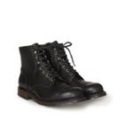Ralph Lauren Rrl Bowery Leather Boot Black