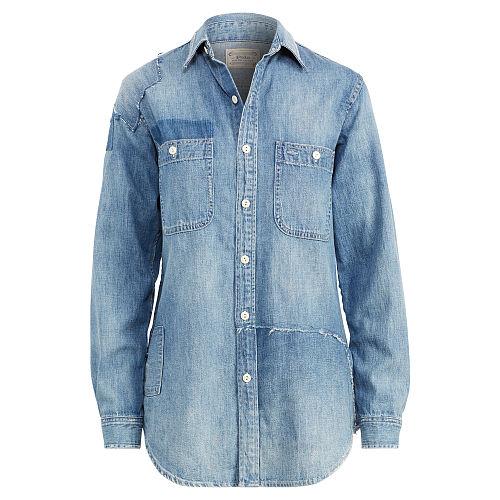 Polo Ralph Lauren Denim Patchwork Shirt