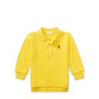 Ralph Lauren Cotton Mesh Long-sleeve Polo Mountain Gold 3m