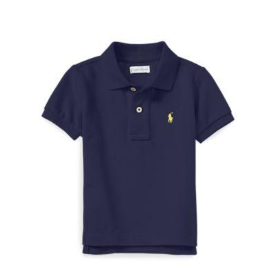 Ralph Lauren Cotton Mesh Polo Shirt French Navy 3m