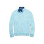 Ralph Lauren Cotton-blend Half-zip Pullover Watch Hill Blue Heather 2x Big