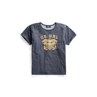 Ralph Lauren Reversible Cotton T-shirt Campus Navy Naval Blue