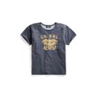 Ralph Lauren Reversible Cotton T-shirt Campus Navy Naval Blue