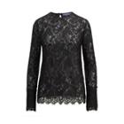 Ralph Lauren Lara Lace Blouse Black