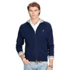 Polo Ralph Lauren Cotton Full-zip Sweater Bright Navy