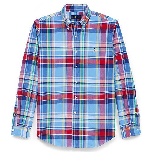 Polo Ralph Lauren Plaid Cotton Oxford Shirt