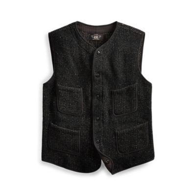Ralph Lauren Indigo Knit Cotton-silk Vest Black Indigo