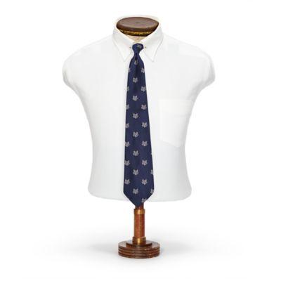 Ralph Lauren Club Tie Navy Cream