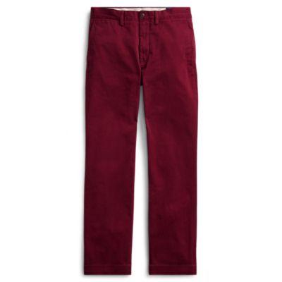 Ralph Lauren Classic Fit Cotton Chino Classic Wine