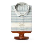 Ralph Lauren Checked Cotton Dress Shirt Rl 984 Navy Cream
