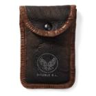 Ralph Lauren Shearling Eyeglasses Case Brown