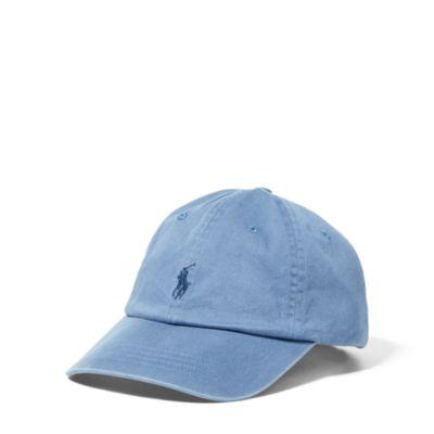 Ralph Lauren Cotton Chino Baseball Cap Carson Blue/navy