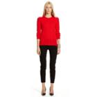 Ralph Lauren Cable-knit Cashmere Sweater Poppy Red