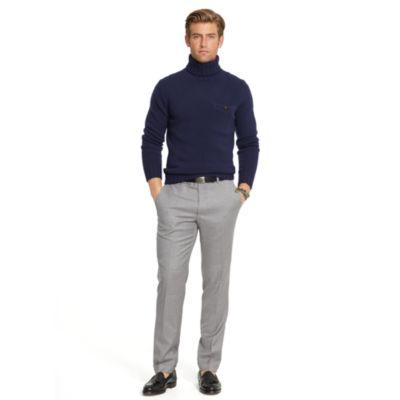 Ralph Lauren Slim Fit Wool Twill Trouser Heather Grey