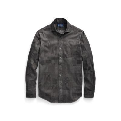 Ralph Lauren Classic Fit Patchwork Shirt Chopper Patchwork