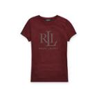 Ralph Lauren Studded Jersey T-shirt Red Sangria Sp