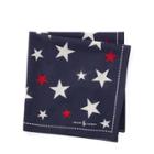 Ralph Lauren Star Cotton Pocket Square Navy/red